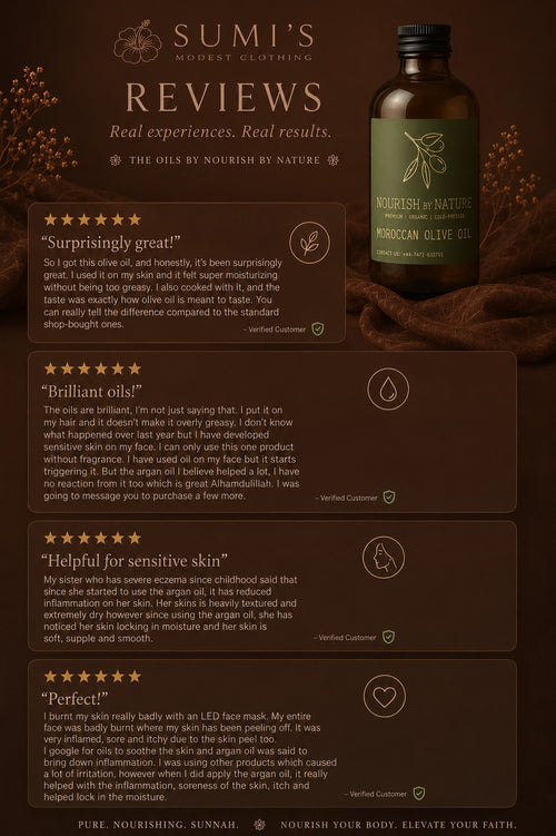 100% Pure Moroccan Olive Oil 100ml