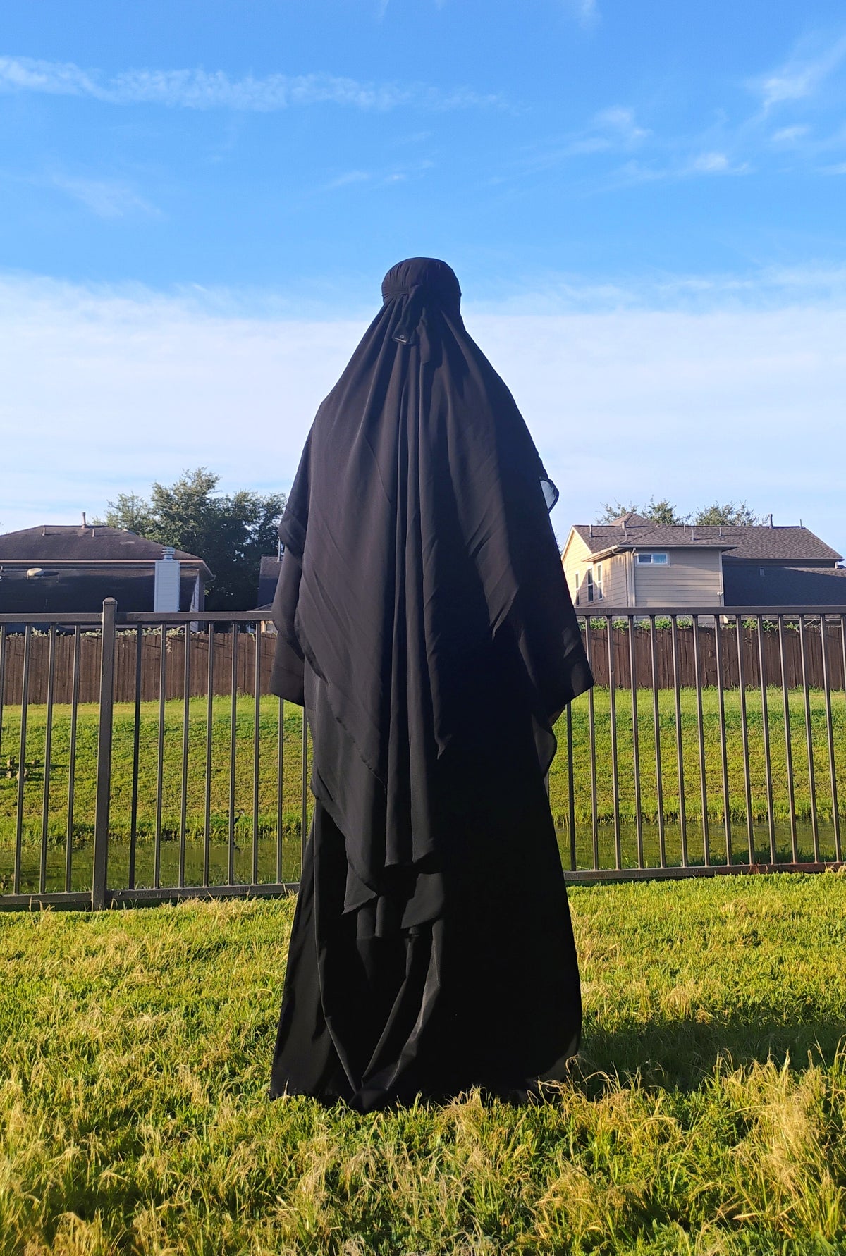 2-Layer Tie-Back Khimar